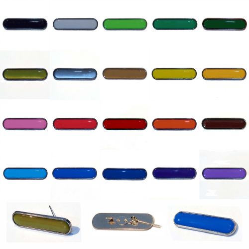 Plain Colour Bar Badges